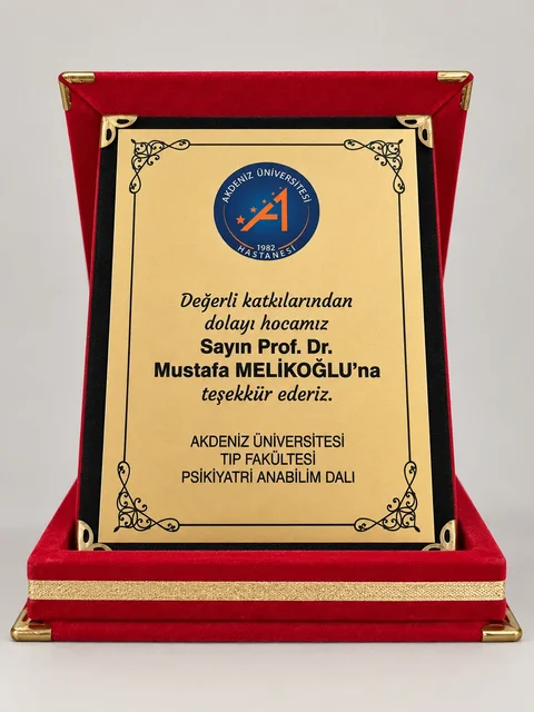 Akdeniz Üniversitesi Psikiyatri Anabilim Dalı teşekkürü