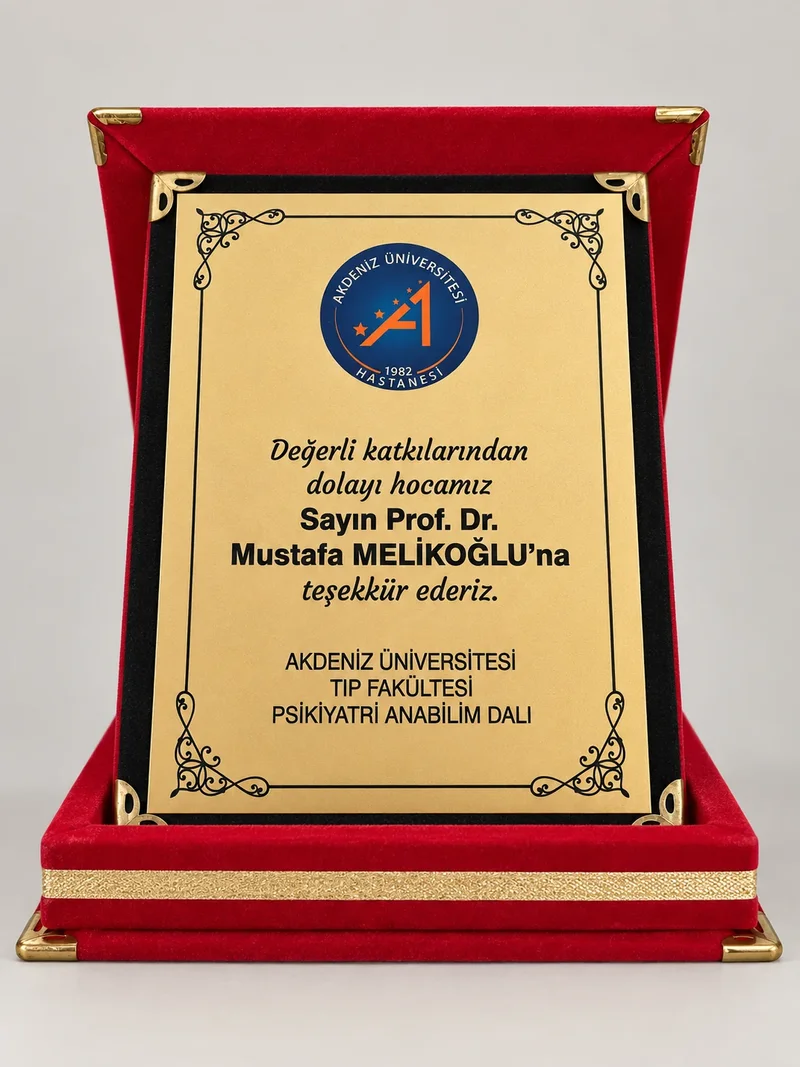 Akdeniz Üniversitesi Psikiyatri Anabilim Dalı teşekkürü